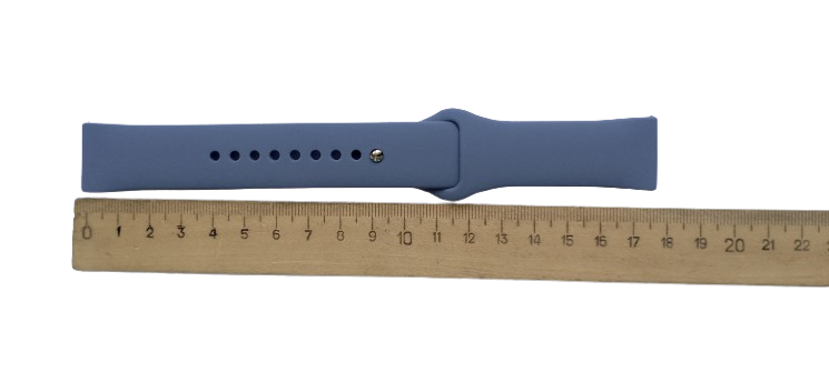 Ремінець для годинника силіконовий 22х175 мм Lavander grey (3214) - фото 3 Ремінець для годинника силіконовий 22х175 мм Lavander grey (3214) - фото 3