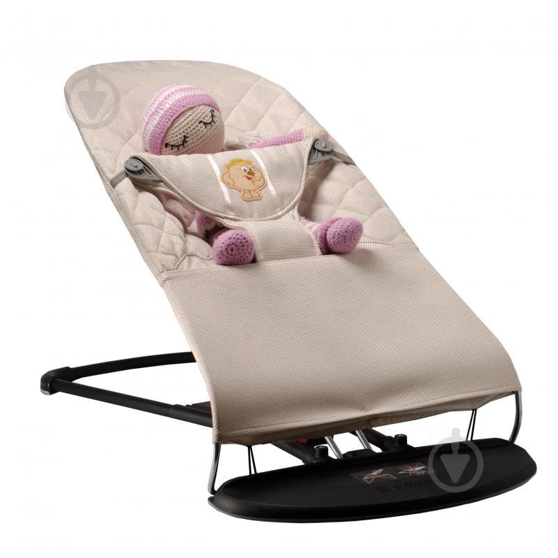 Шезлонг-качалка BABY Balance Soft SBT Group Бежевый (BBS-12-00) Шезлонг-качалка BABY Balance Soft SBT Group Бежевый (BBS-12-00)