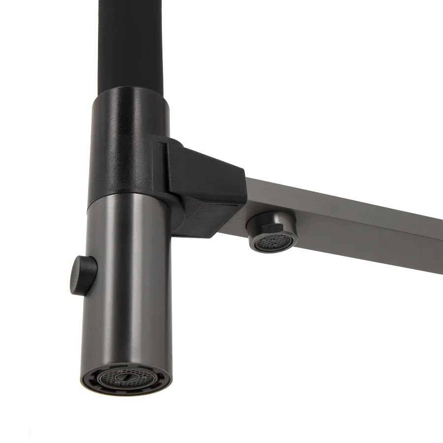 Змішувач кухонний LEOMIKAO KAWAGUCHI-S Flexo Filter GM воронена сталь (526808) - фото 3 Змішувач кухонний LEOMIKAO KAWAGUCHI-S Flexo Filter GM воронена сталь (526808) - фото 3