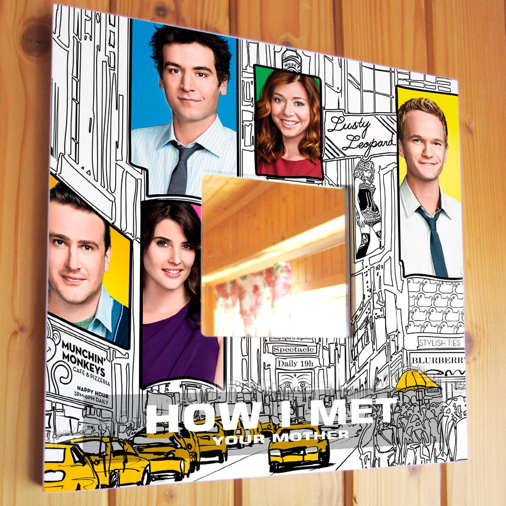 Зеркало декоративное "Как я встретил вашу маму" 260х260 мм (M03521)