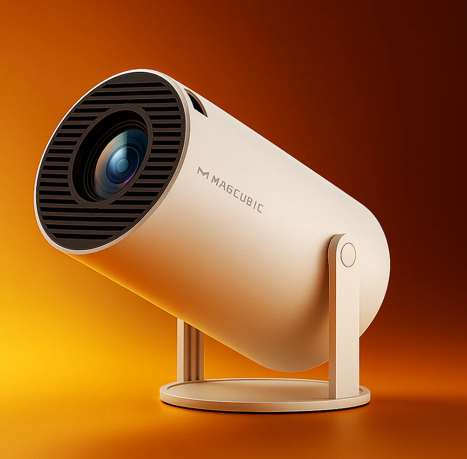 Проектор HY300 PRO MAGCUBIC портативный смарт 4K Wi-Fi Bluetooth с пультом - фото 2