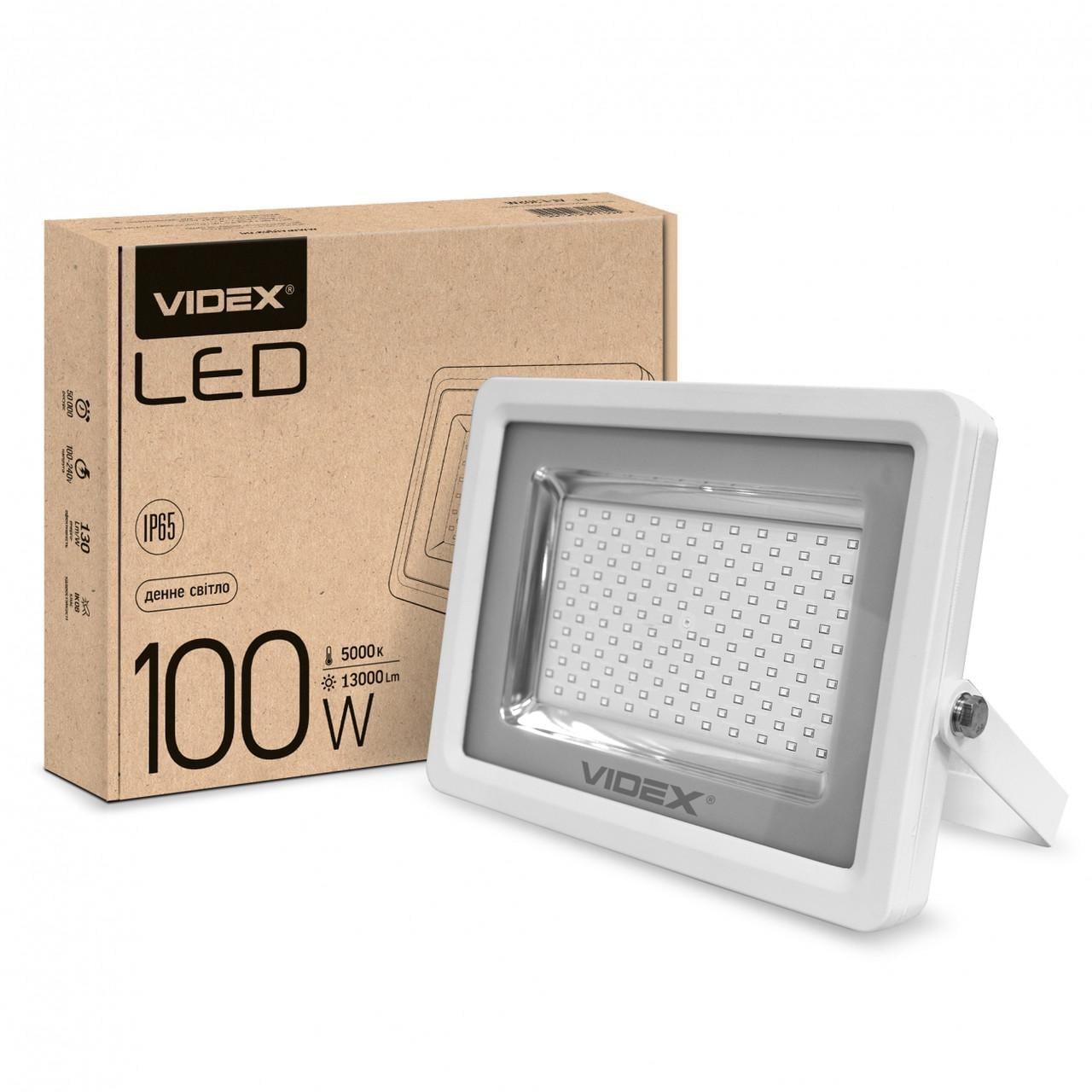 Прожектор Videx LED 100W 5000K 220V (VL-F1005W) Прожектор Videx LED 100W 5000K 220V (VL-F1005W)