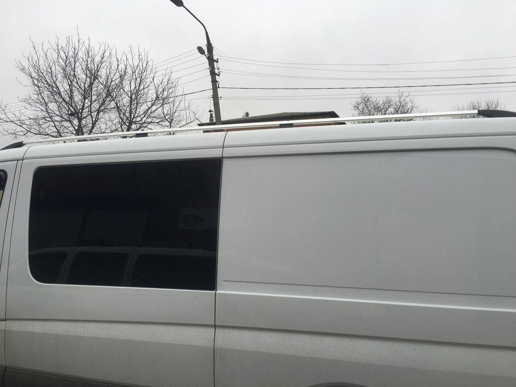 Рейлинги DD 340 см, Хром, пластиковая ножка для Mercedes Sprinter 2006-2018 гг. - фото 10