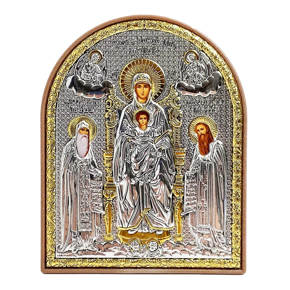 Ікона Богородиця Києво-Печерська грецька 10х8 см (EP3-237PAG/P)