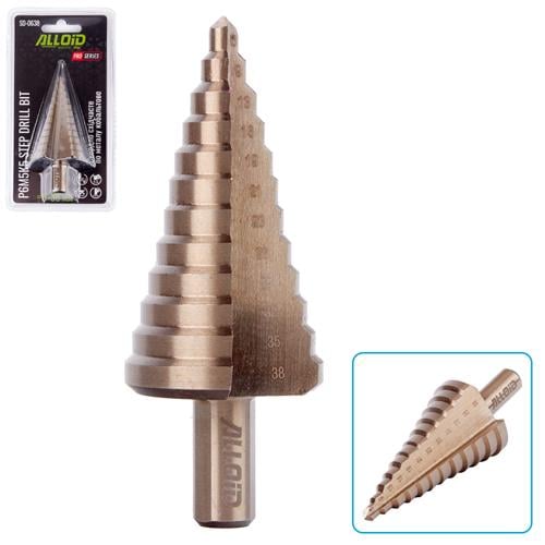 Свердло ступеневе по металу Р6М5К5 кобальтове 6-38 мм (00000061943) - фото 2 Свердло ступеневе по металу Р6М5К5 кобальтове 6-38 мм (00000061943) - фото 2