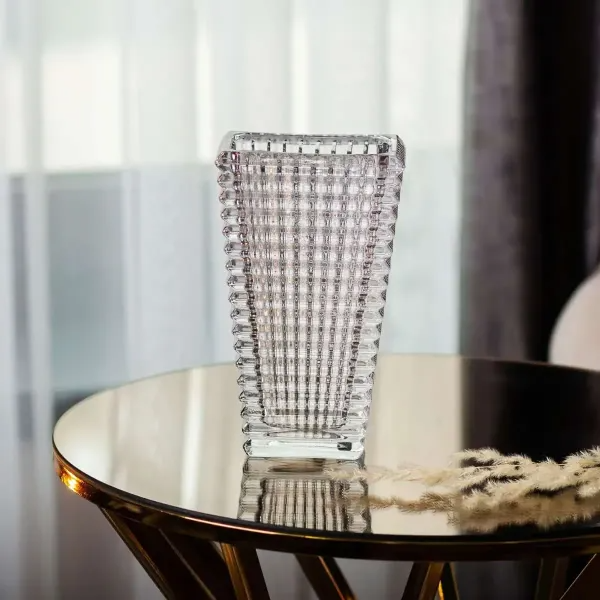 Ваза декоративная Longstar стеклянная под хрусталь 17 см Прозрачный (HP-1721) - фото 5 Ваза декоративная Longstar стеклянная под хрусталь 17 см Прозрачный (HP-1721) - фото 5