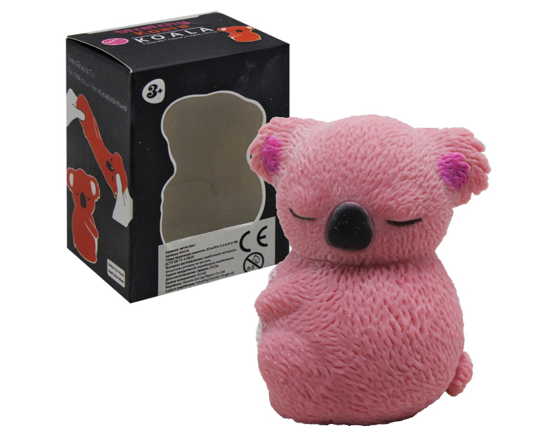 Игрушка-антистресс Сквиши Коала Розовый (22389)