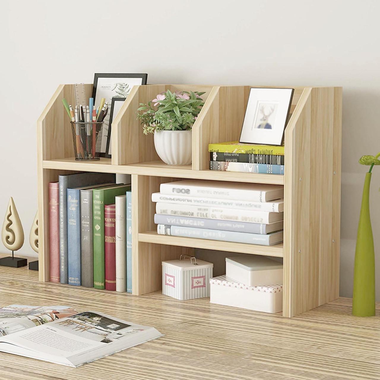 Полка-надстройка настольная из дерева Лионелия бланже (АКД-019701)