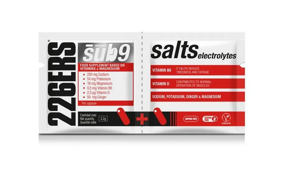 Солевые таблетки 226ERS Sub9 Electrolytes 2 капс. Солевые таблетки 226ERS Sub9 Electrolytes 2 капс.