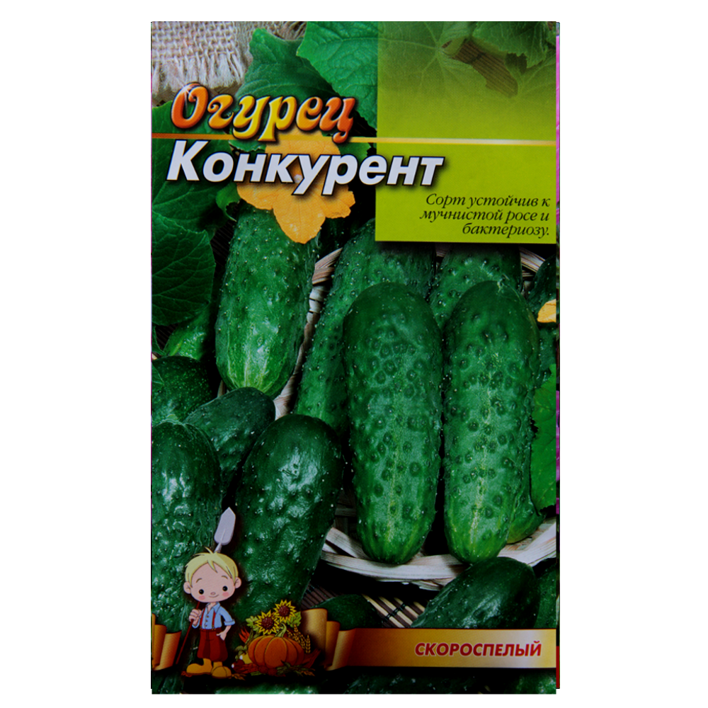 Семена огурца Конкурент скороспелый 3 г (22756)