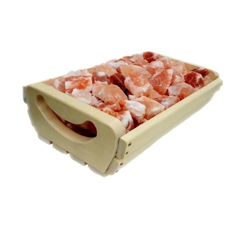 ᐉ Соль гималайская розовая для бани и сауны ящик 10 кг (10568797)