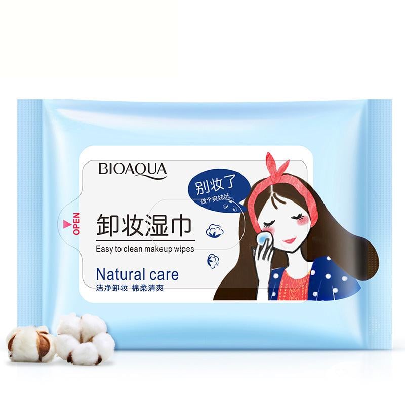 Салфетки влажные для снятия макияжа Bioaqua Wipes Makeup Removal 25 шт. (BQ876676)