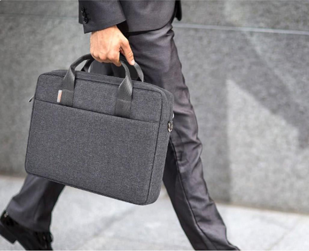 Сумка для ноутбука WiWU Minimalist Pro Laptop Bag 14" Grey - фото 7