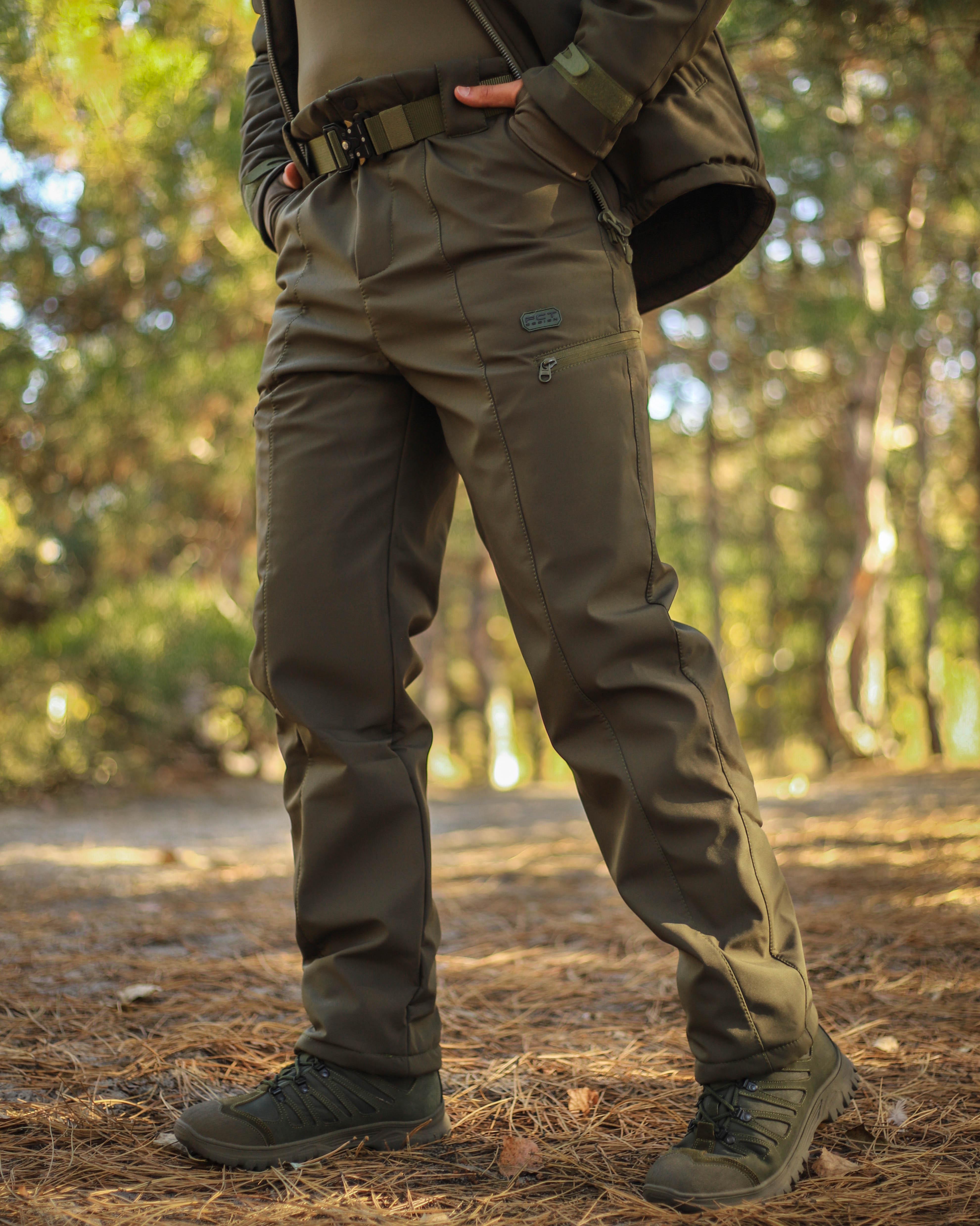 Штани зимові FCT Design Софтшелл р. 56-58 Хакі Штани зимові FCT Design Софтшелл р. 56-58 Хакі