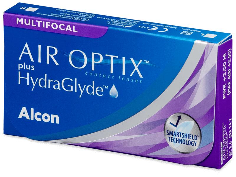 Контактные линзы Air Optix plus HydraGlyde MultiFocal 3 шт.