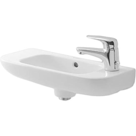 Умывальник подвесной Duravit D-Code без смесителя 50х22 см Белый (07065000082) - фото 1