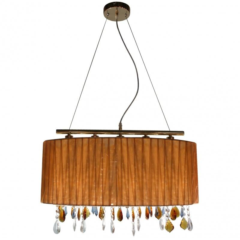 Люстра подвесная Brille BL-094S/5 с абажуром