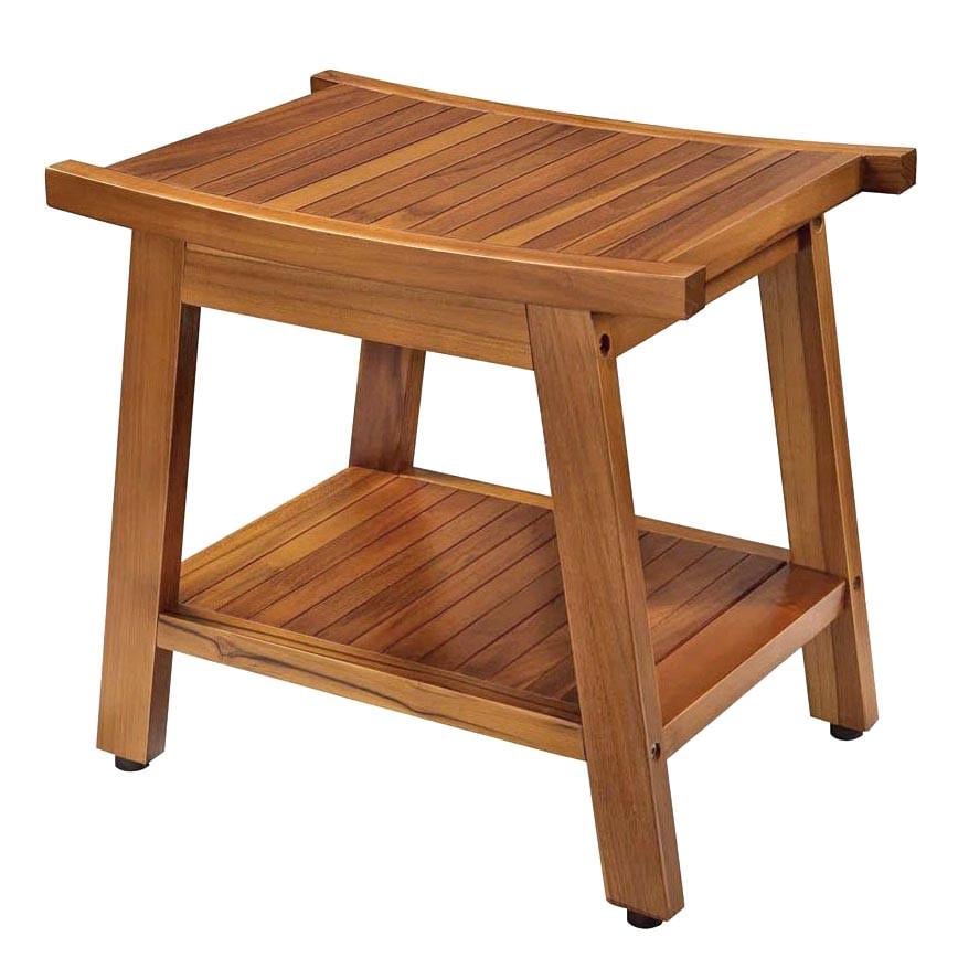 Табурет для ванной из дерева Оперот Охра (ТВН-012804)