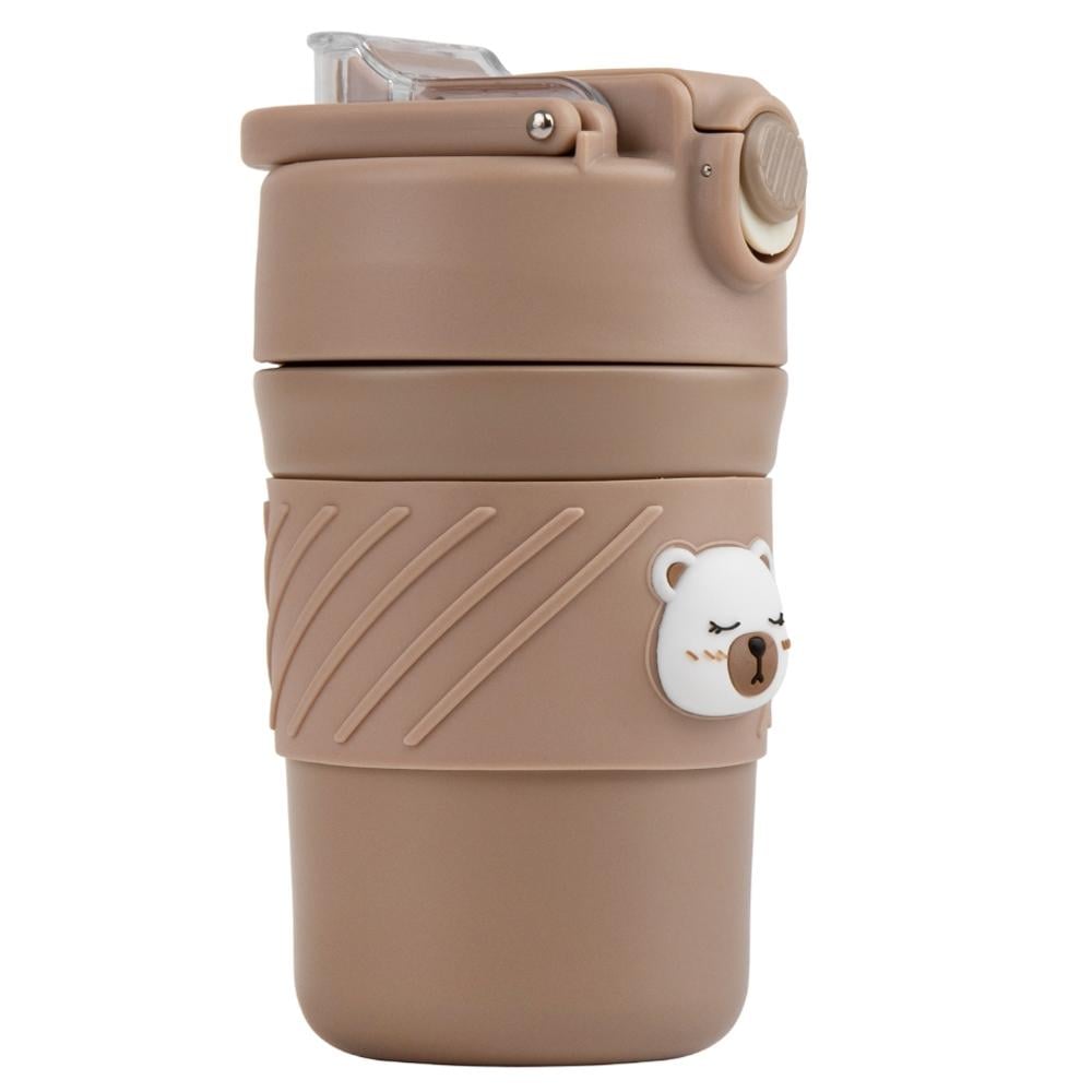 Термос Elisey Cute bear 420 мл Kоричневый (9064-004) - фото 2 Термос Elisey Cute bear 420 мл Kоричневый (9064-004) - фото 2