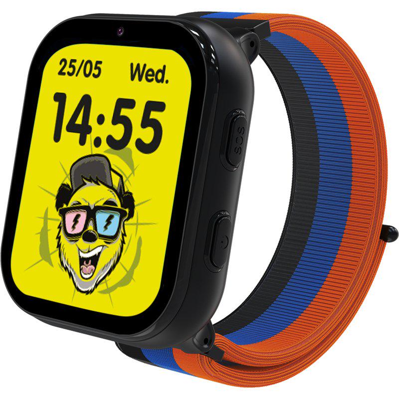 Смарт-часы детские Gelius GP-PK008 Rainbow с GPS/4G Black (98499)