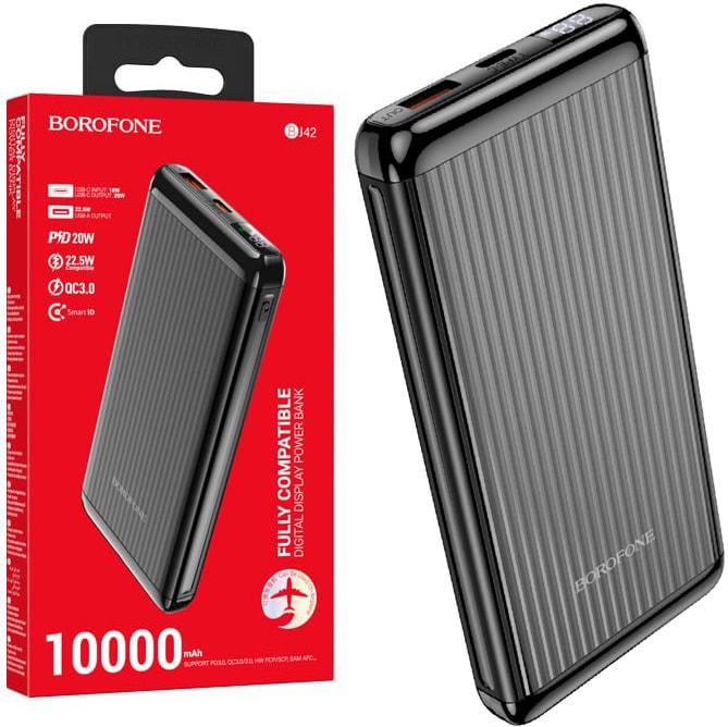 Зовнішній акумулятор Borofone BJ42 10000mAh (36923) Зовнішній акумулятор Borofone BJ42 10000mAh (36923)