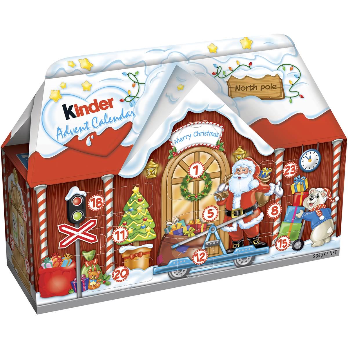 Адвент-календарь домик со сладостями Kinder 3D House 234 г