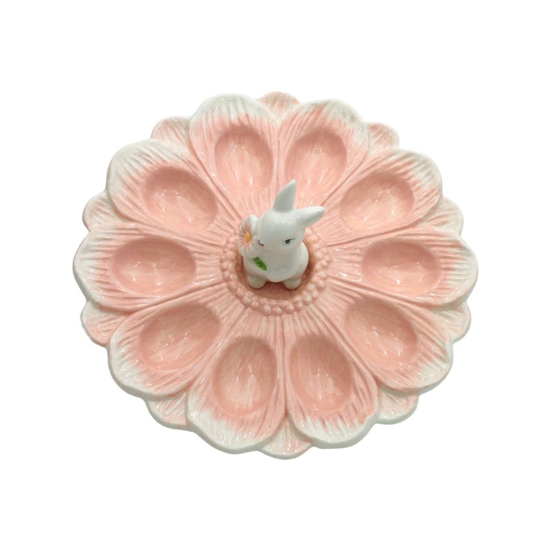 Подставка Зайка керамическая для 10 яиц 26 см (01_P0202021274) - фото 5 Подставка Зайка керамическая для 10 яиц 26 см (01_P0202021274) - фото 5