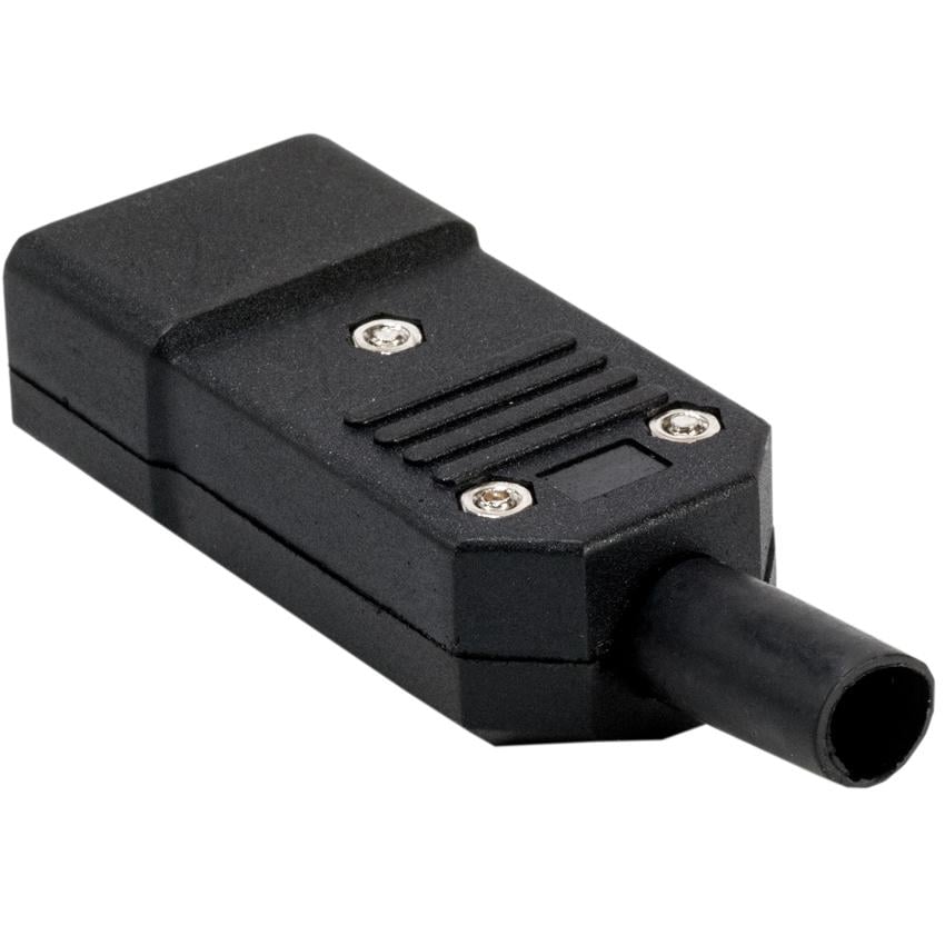 Штыревой разъем CARPRIE C14 на 10А для кабеля питания - фото 2