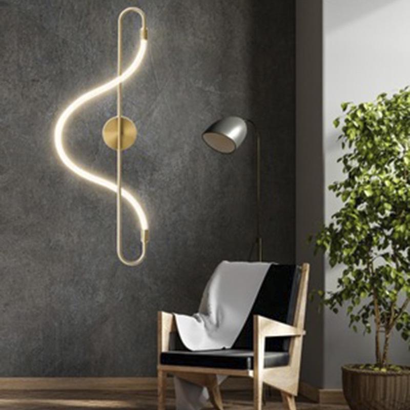 Бра Nordik A неон 3000К 1,5 м 24W 1800 Lm Золото - фото 7 Бра Nordik A неон 3000К 1,5 м 24W 1800 Lm Золото - фото 7