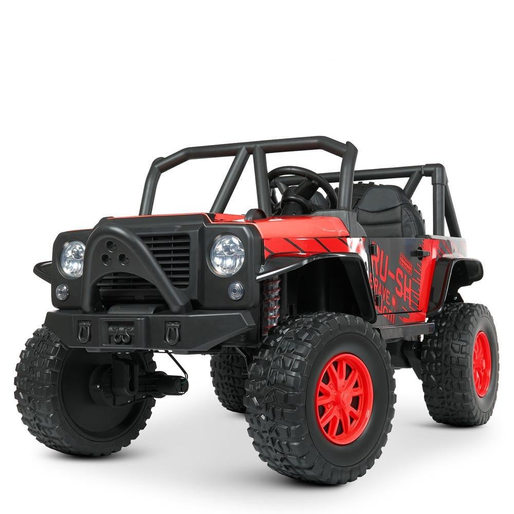 Электромобиль Bambi Джип со светом и музыкой Красный (M 4878EBLR-3/24V)