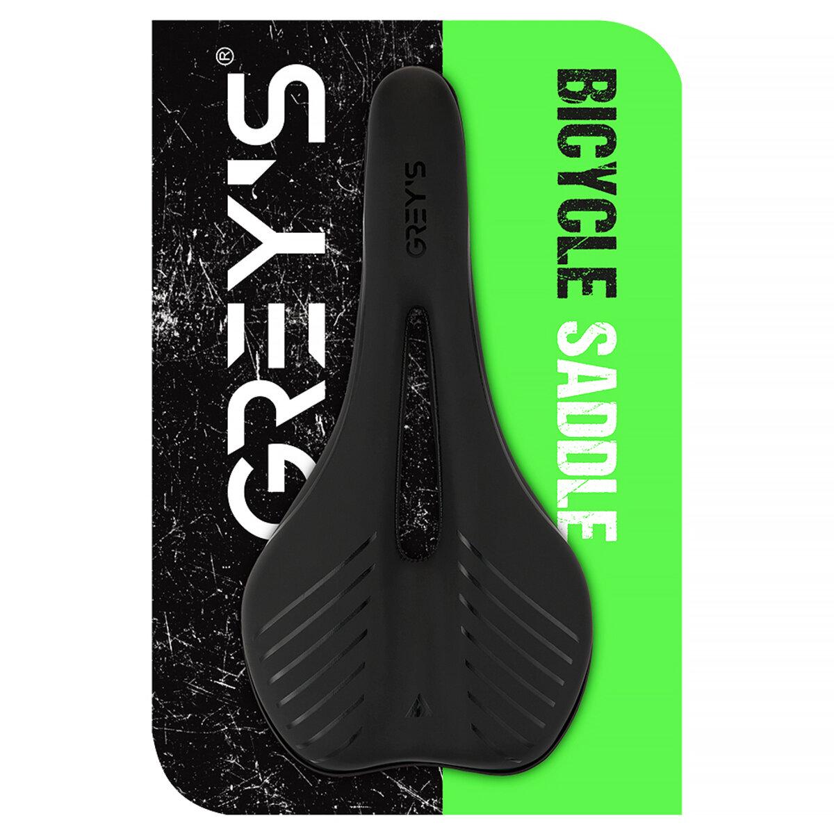 Седло велосипедное GREY'S 285 мм х140 мм Черный - фото 5 Седло велосипедное GREY'S 285 мм х140 мм Черный - фото 5