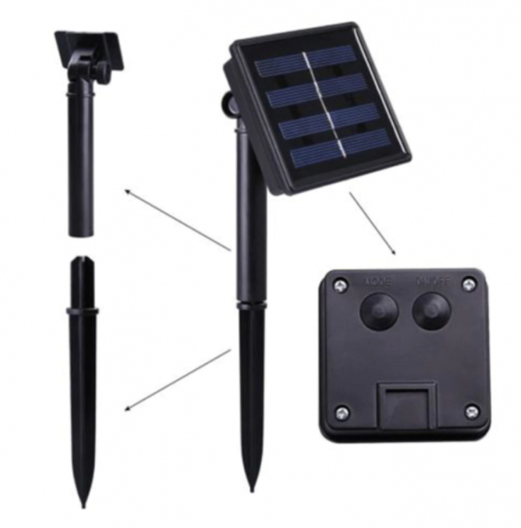 Гірлянда-нитка світлодіодна Foyu Fo-11-39 Краплі Роси на сонячній батареї водонепроникна 10 м 100LED Холодний білий (cfae088a) - фото 8