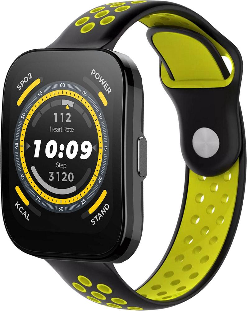 Ремешок Sport для Amazfit Bip 5 Black Yellow (34435-61)