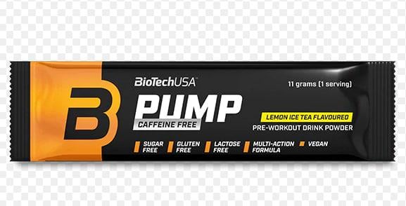 Комплекс предтренировочный BioTech USA Pump Caffeine Free Ice tea-lemon 11 г (00000035590)