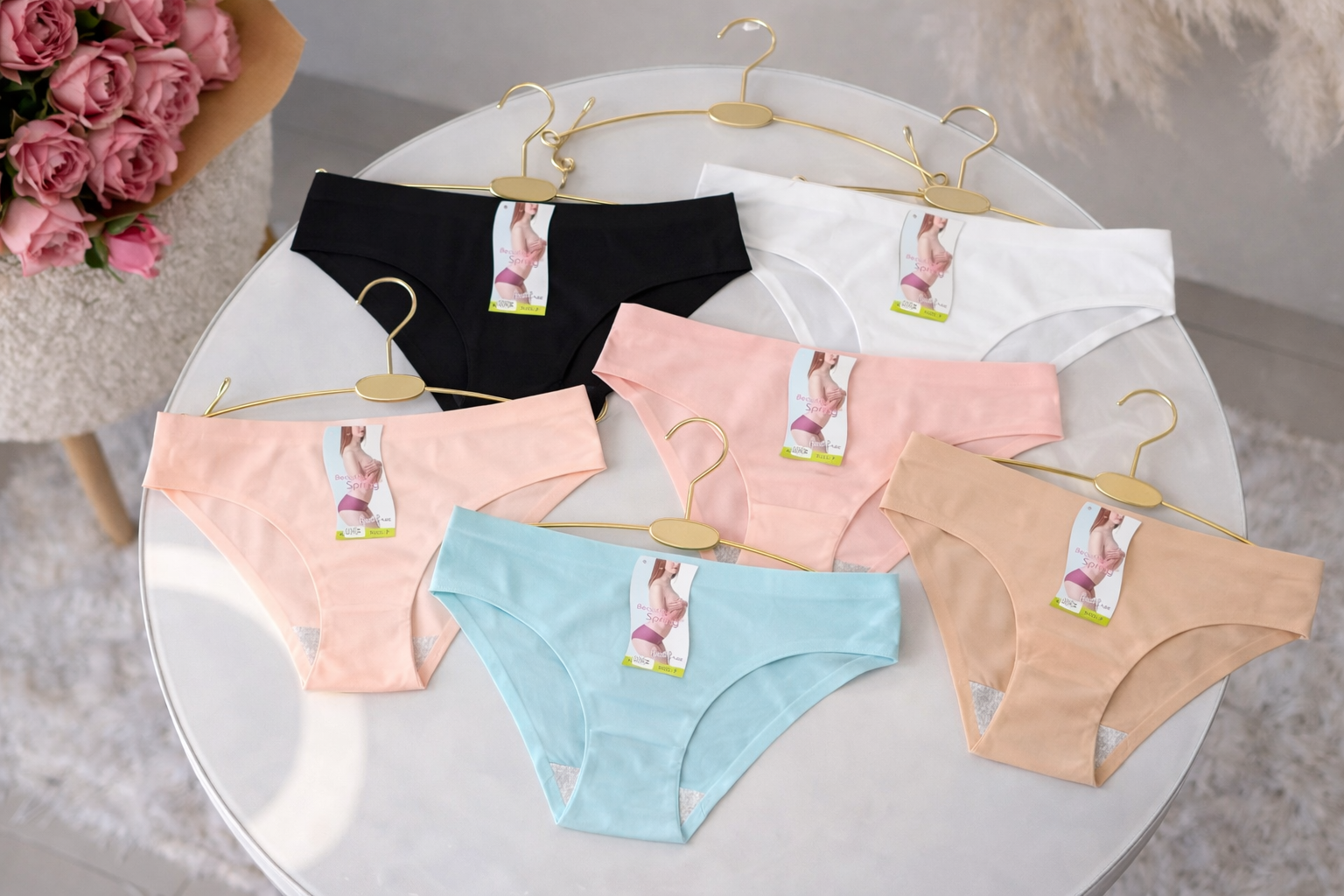 Набір жіночих трусиків сліпів безшовні 6 шт. (0090)