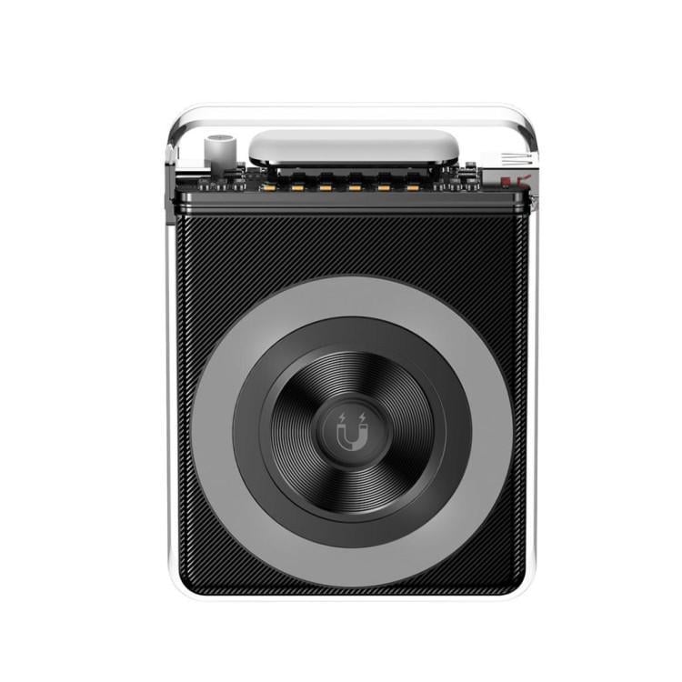 Зарядка портативна Xo PR226 Mini Transparent Magnetic Absorption 15 W 10000 mAh Чорний
