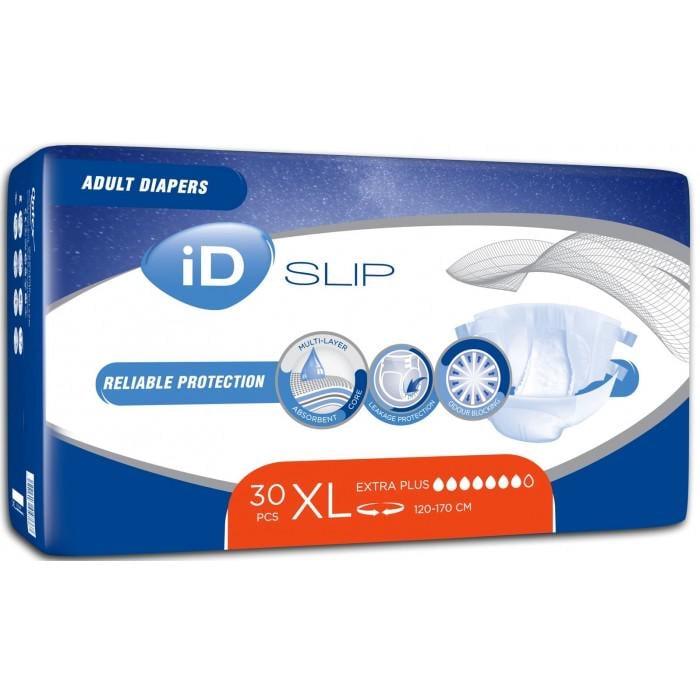 Підгузки для дорослих iD Expert Slip Extra Plus XL 30 шт. 120-170 см