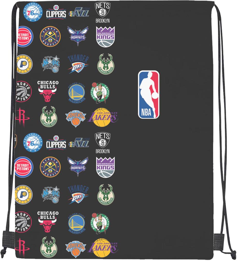 Мішок спортивний NBA логотипи 3 (20298597) Мішок спортивний NBA логотипи 3 (20298597)