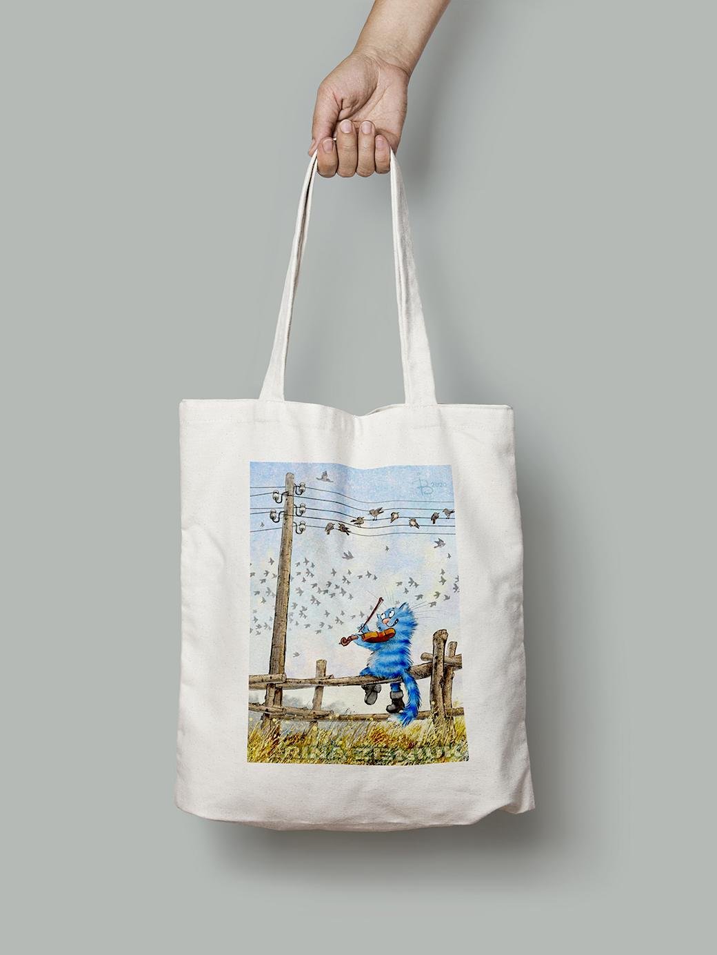 Эко-сумка Скрипач шопер (rinaz_20201633024_Bag)