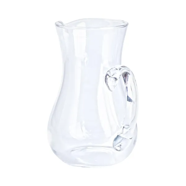 Кувшин Cali из толстого стекла фигурный 1,2 л Прозрачный - фото 2