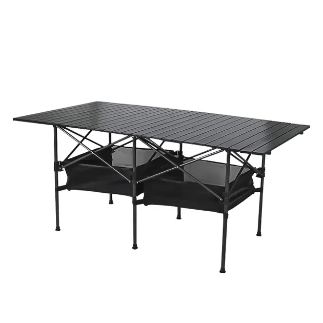 Стіл туристичний для пікніка кемпінговий з великою кишенею - фото 1