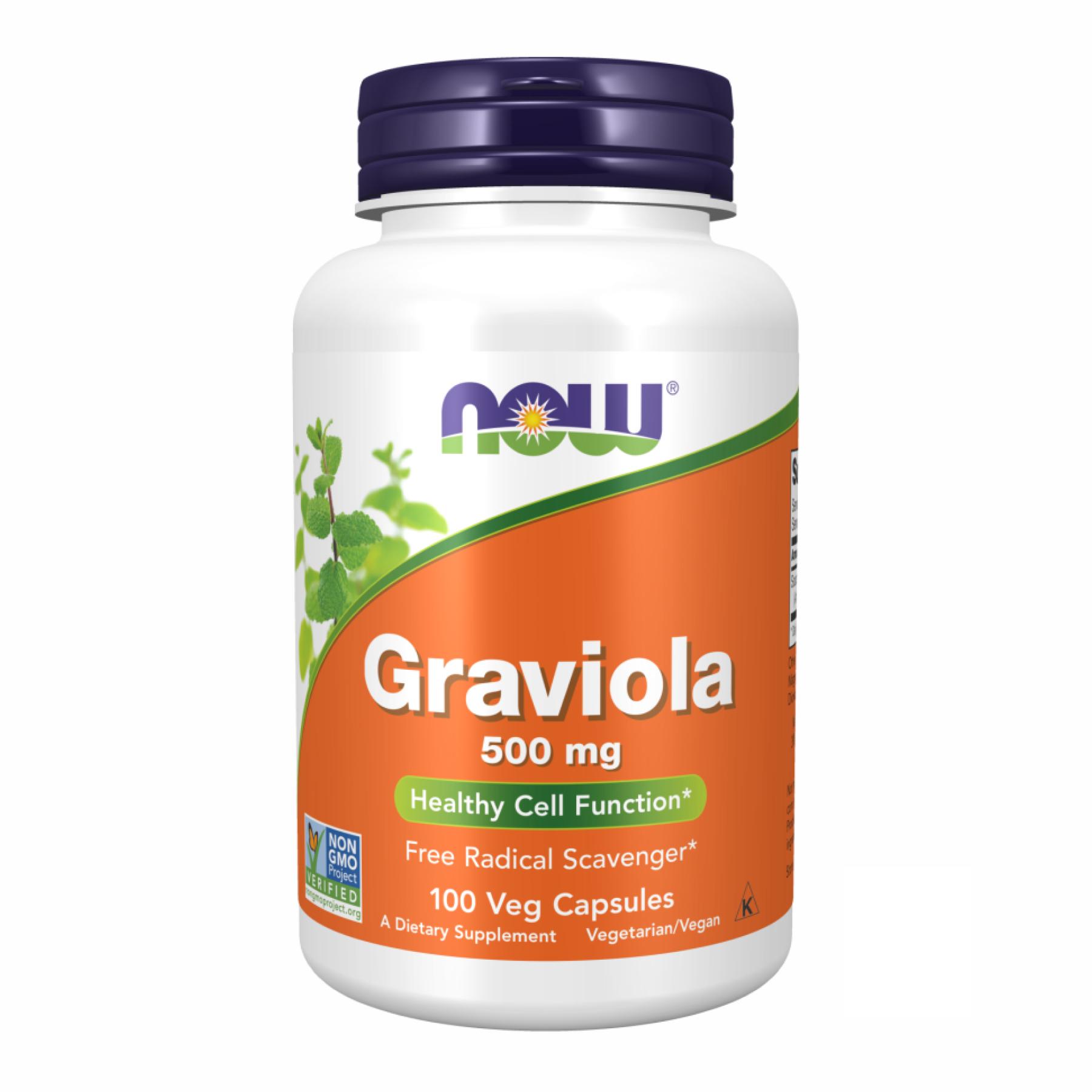 Натуральная добавка Graviola 500 mg 100 vcaps (2022-10-0116)