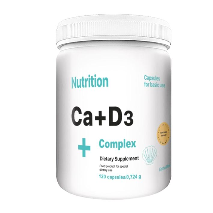 Минерально-витаминный комплекс EntherMeal Ca+D3 Complex 120 капсул