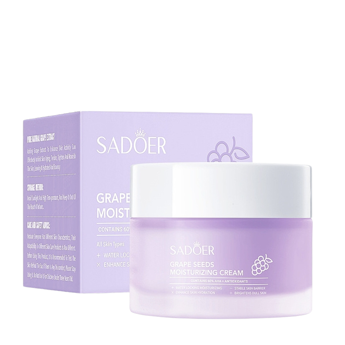 Крем для обличчя зволожувальний Sadoer Grape Seed Antioxidant Moisturizing Cream 50 мл