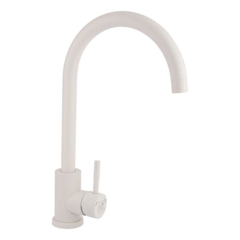 Змішувач для кухні Lidz 12 32 LIDZWHI1232015F8 одноважільний Білий (76618)