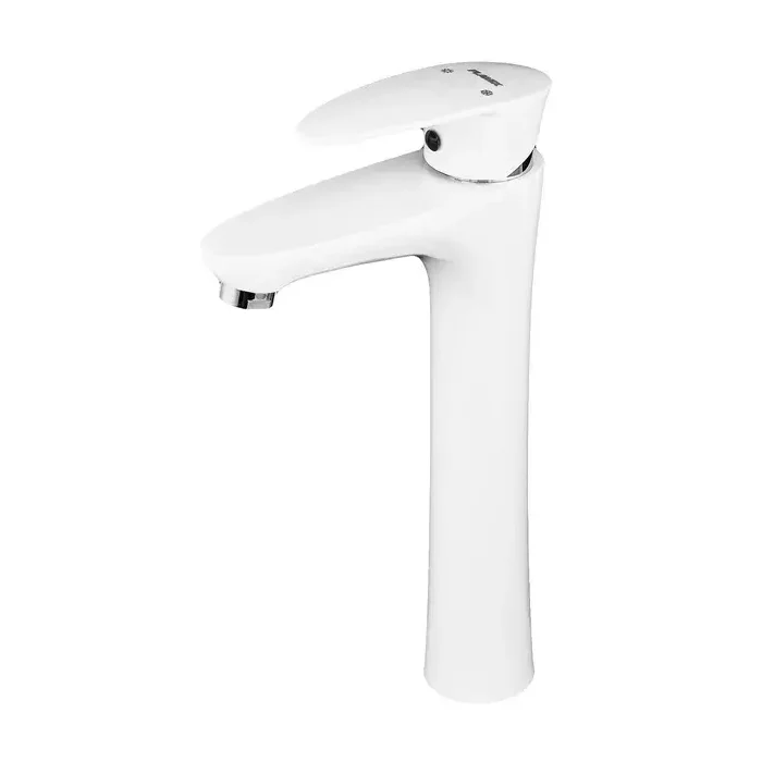 Смеситель для раковины PLAMIX Cezar-001 однорычажный Белый (PM0663)