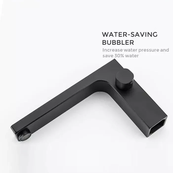 Змішувач для ванни на борт Gappo G1117-6 Чорний (SQ-1041635) - фото 5