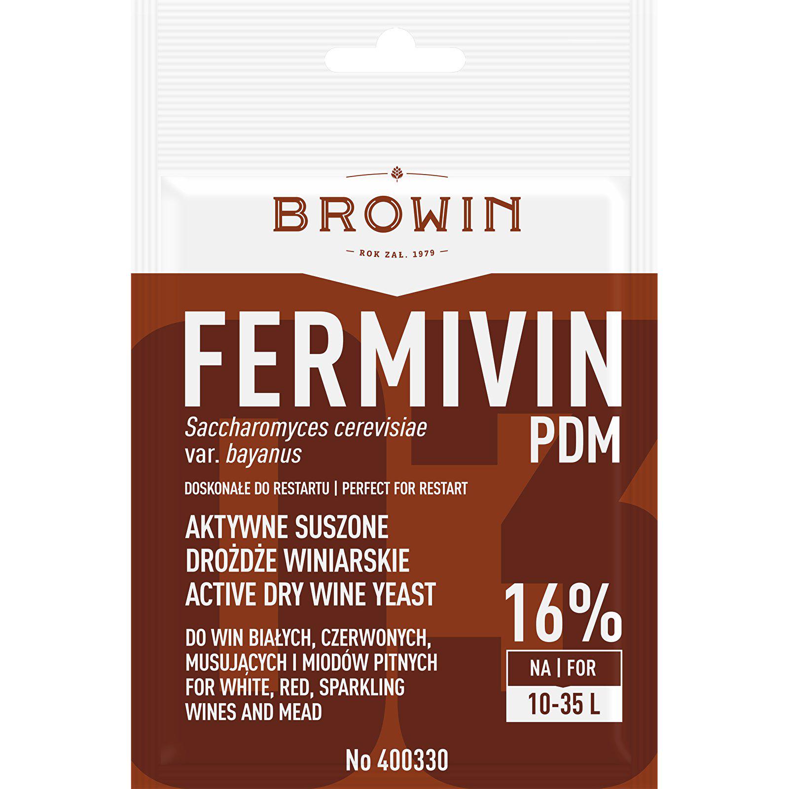 Дрожжи винные сухие Browin Fermivin PDM 7 г (400330)