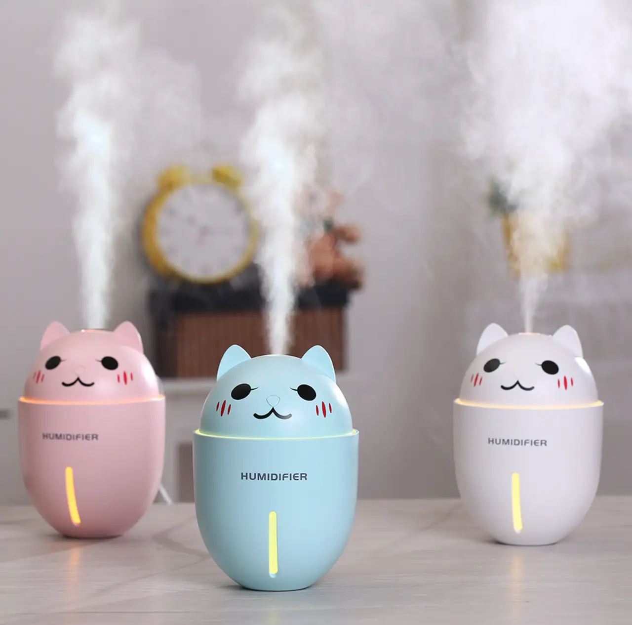 Зволожувач повітря Humidifier Котик із USB ультразвуковий 320 мл (00386) - фото 8