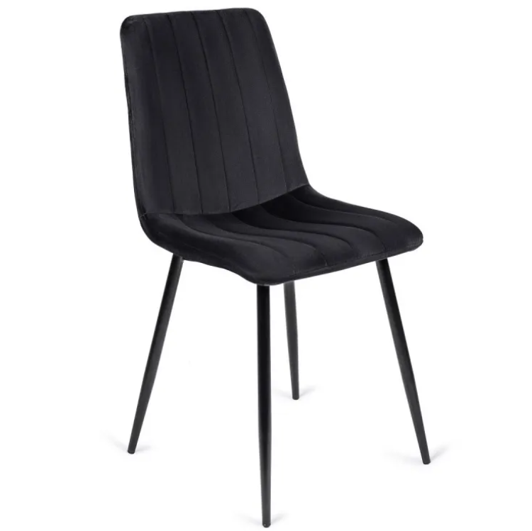 Стул для кухни и гостиной Lava велюр Черный (32410415)